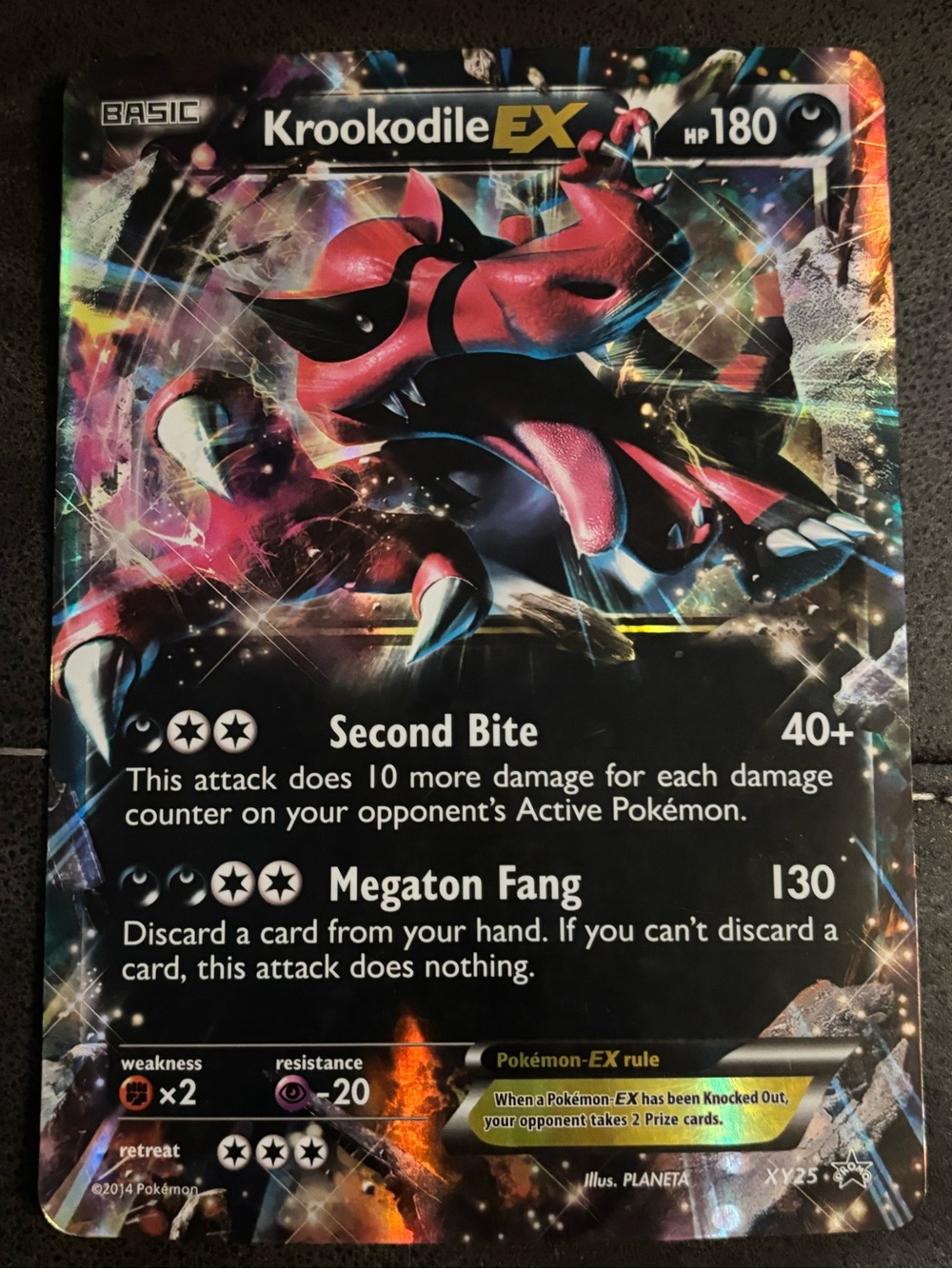 JUMBO Krookodile EX Collectible Pokemon Card